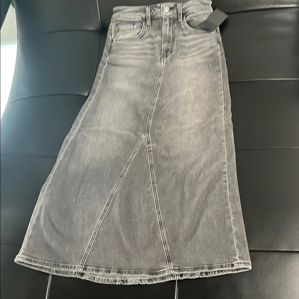 Joe's Jeans Gray TULIE Midi Skirt